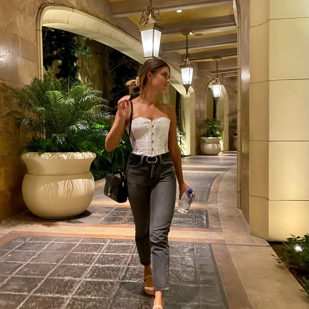 Levi's Gray Ankle Jeans